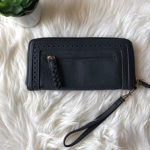 Boutique Clutch/Wallet, Navy Blue, NWOT
